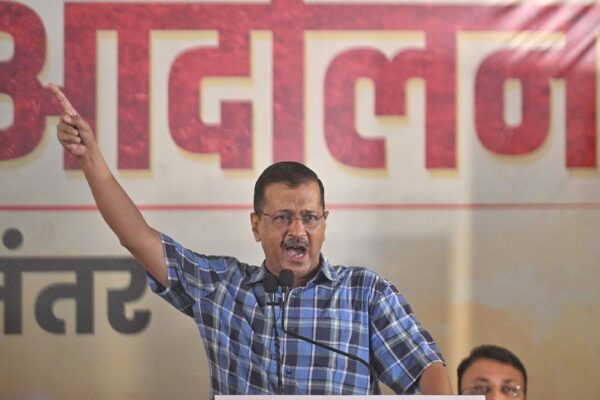 Arvind Kejriwal urges slum dwellers to protest against demolitions, calls BJP-Congress ‘brother and sister’