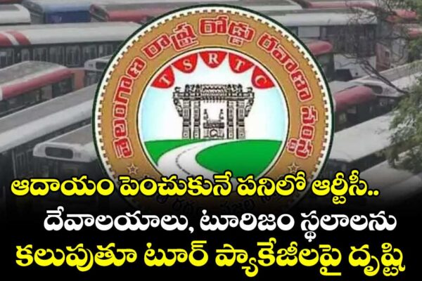 ఆదాయం పెంచుకునే పనిలో ఆర్టీసీ.. దేవాలయాలు, టూరిజం స్థలాలను కలుపుతూ టూర్ ప్యాకేజీలపై దృష్టి
